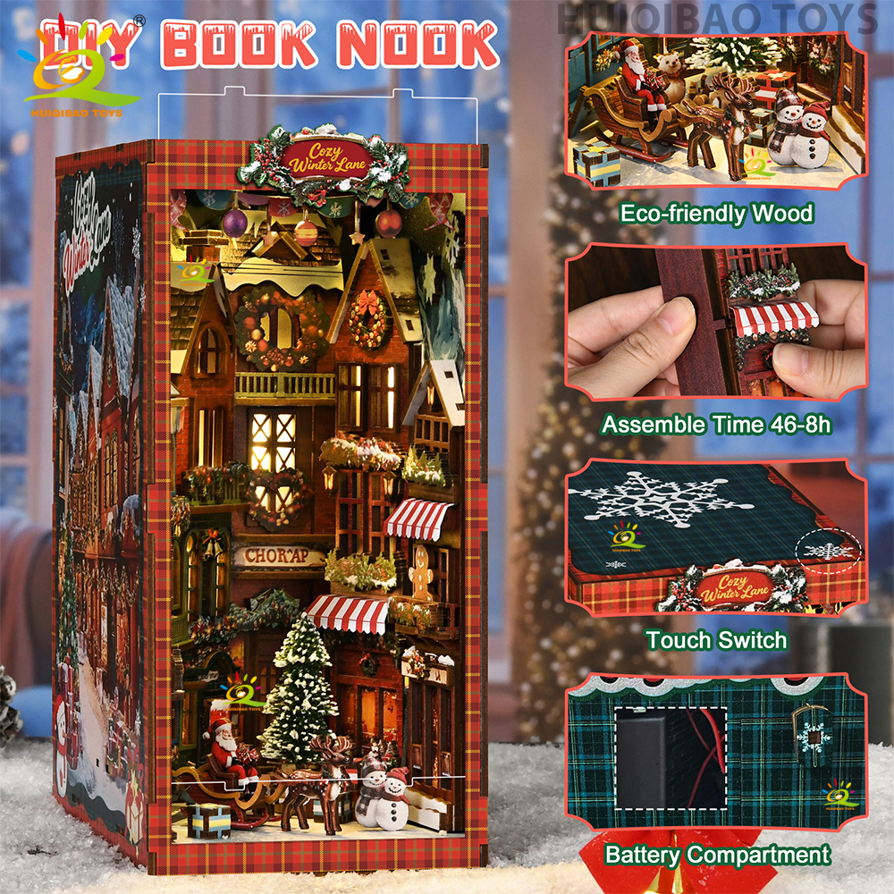 Vintage Collectible Toy Store - HUIQIBAO Christmas Corner Store DIY Desktop