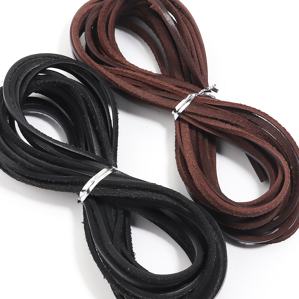 5yards 3mm Genuine Cow Leather - Vintage Collectible Item 评论和价格