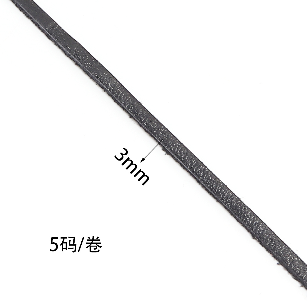 5yards 3mm Genuine Cow Leather - Vintage Collectible Item 评论和价格