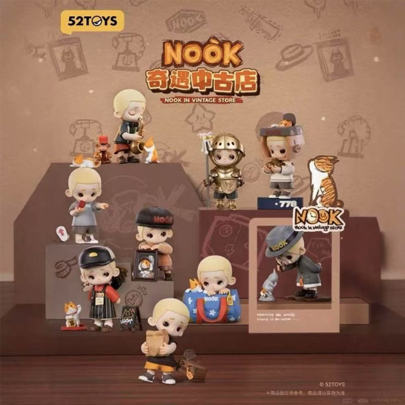 New 52TOYS Blind Box Nook In V - Vintage Collectible Toy Store 评论和价格