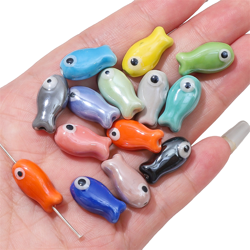 10Pcs Vintage Fish Ceramic Bea - Vintage Collector 评论和价格