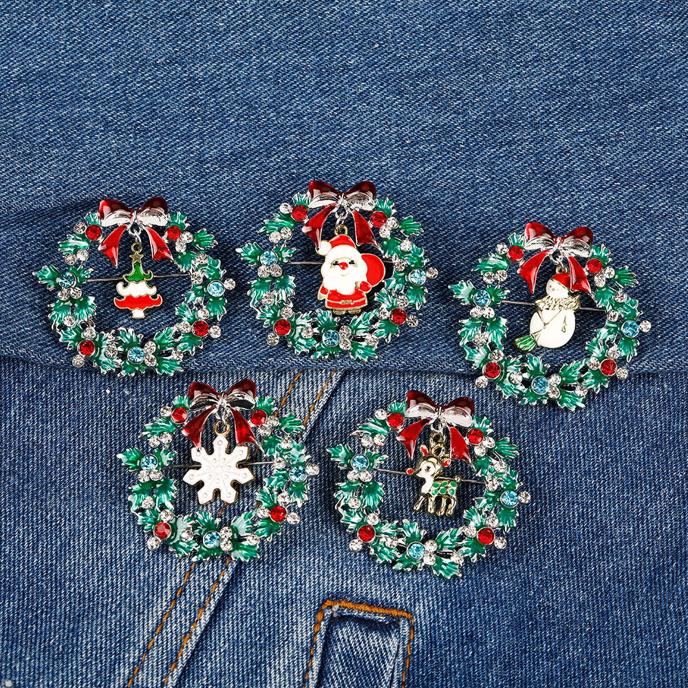 Christmas Wreath Collection En - Vintage Collectible Santa 评论和价格