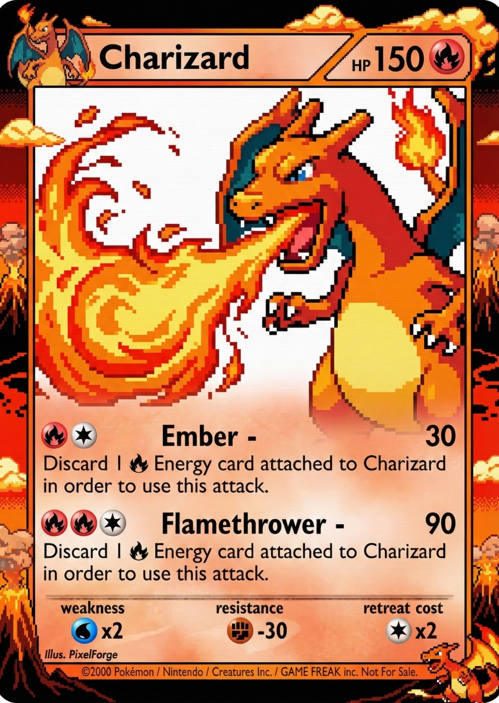 5Pcs Pokemon Cards Charizard G - Vintage Game Collection 评论和价格