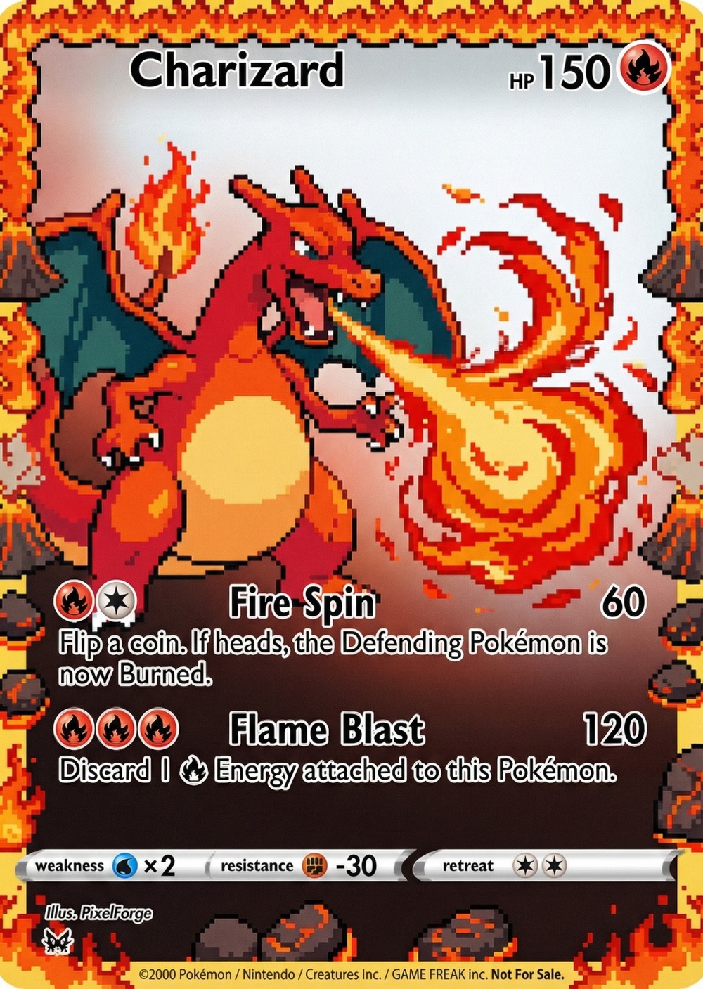 5Pcs Pokemon Cards Charizard G - Vintage Game Collection 评论和价格