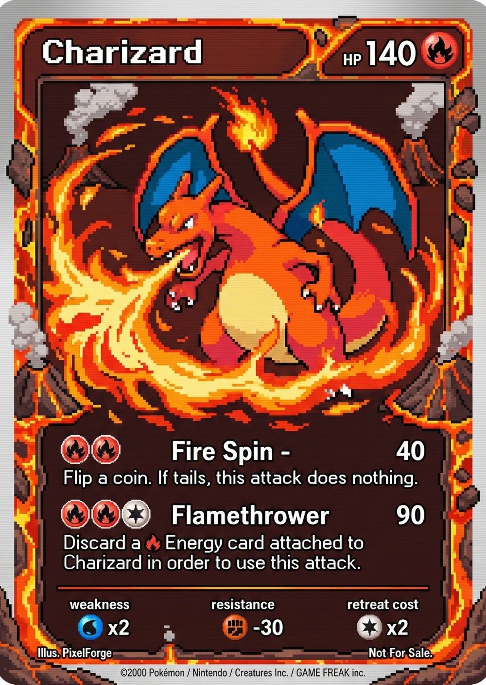 5Pcs Pokemon Cards Charizard G - Vintage Game Collection 评论和价格
