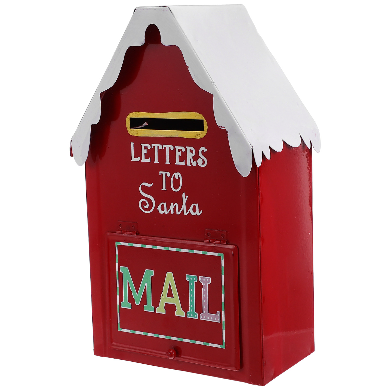 Red Metal Christmas Santa Mail - Vintage Collectible Santa 评论和价格