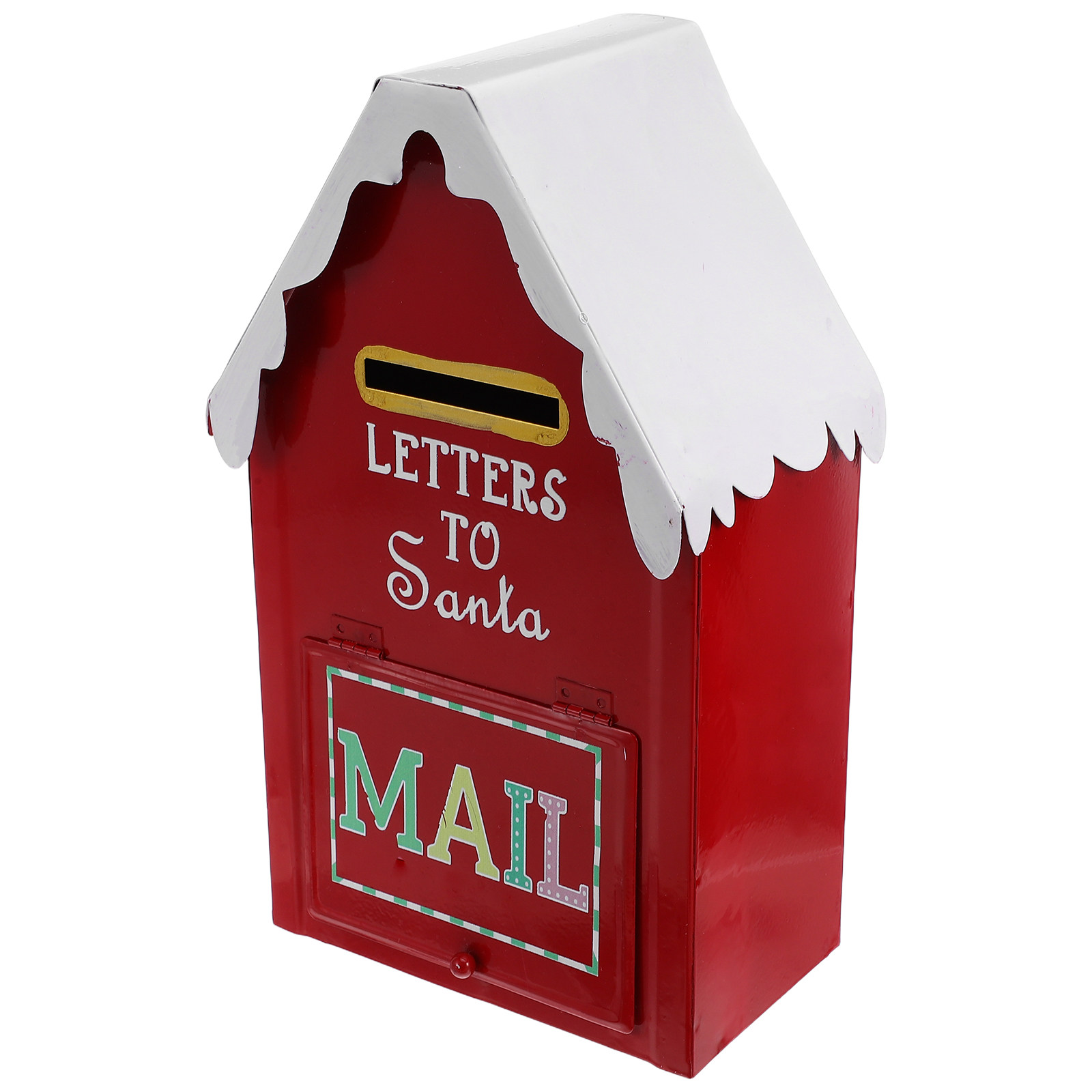 Red Metal Christmas Santa Mail - Vintage Collectible Santa 评论和价格