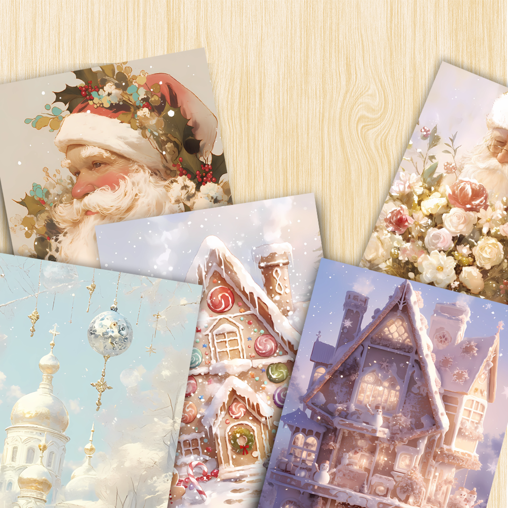 32pcs, vintage Christmas postc - Vintage Collectible Santa 评论和价格