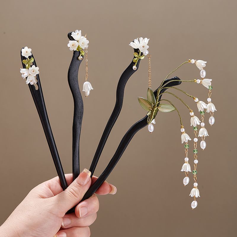 Wooden Flower Hairpin Vintage  - Vintage Collector 评论和价格