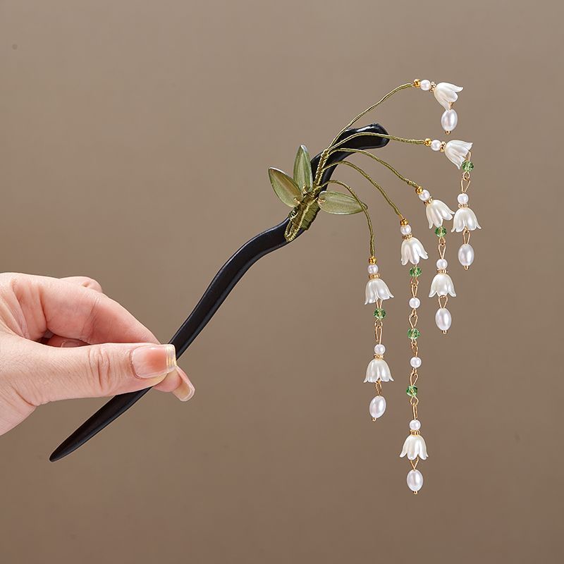 Wooden Flower Hairpin Vintage  - Vintage Collector 评论和价格