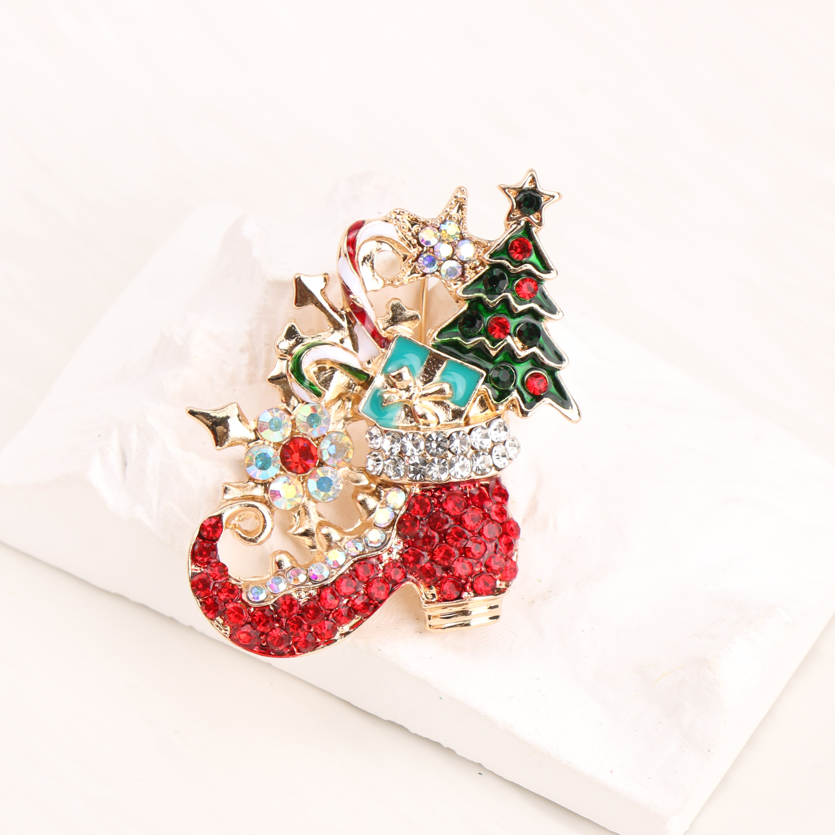 Christmas Collection Jewelry B - Vintage Collectible Santa 评论和价格