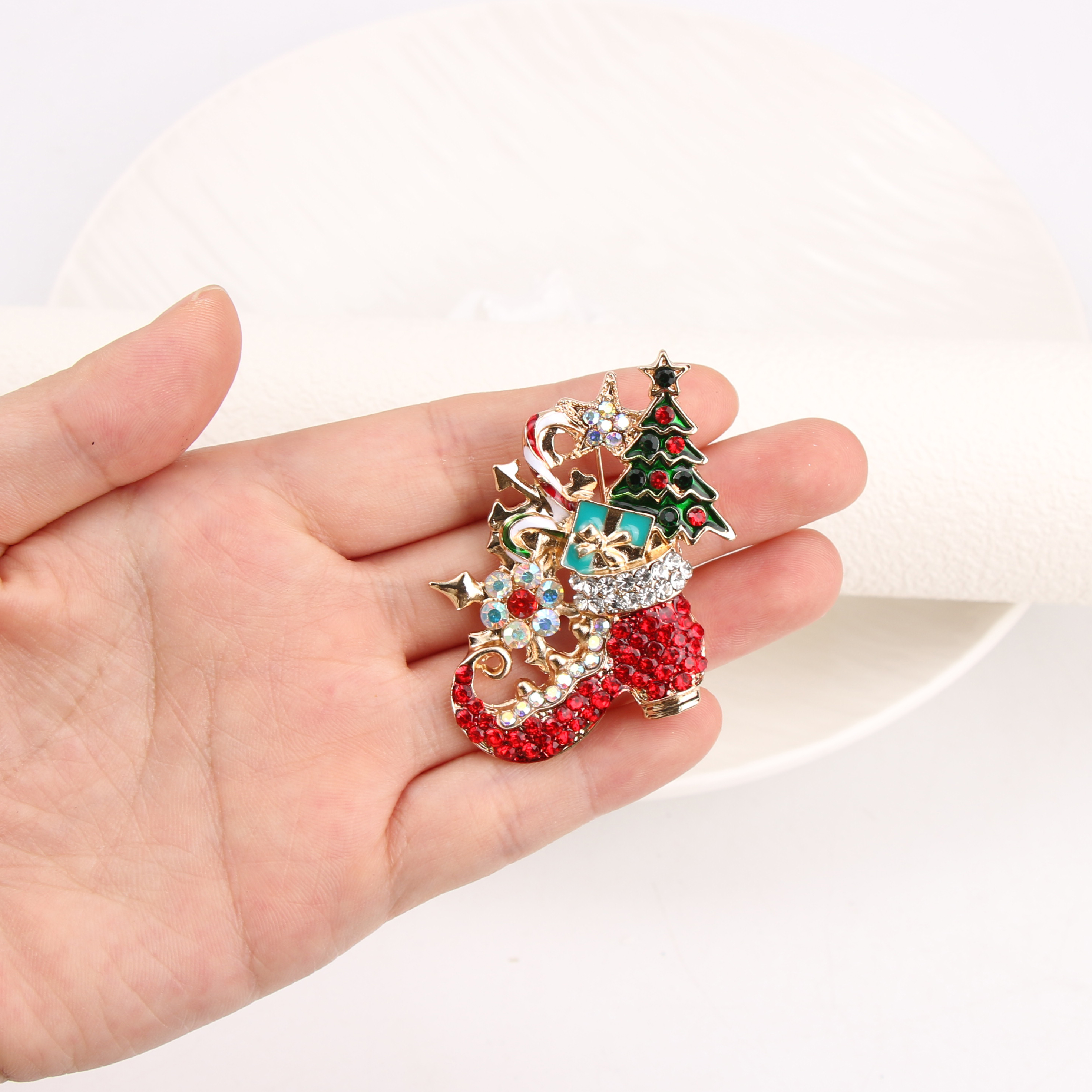 Christmas Collection Jewelry B - Vintage Collectible Santa 评论和价格