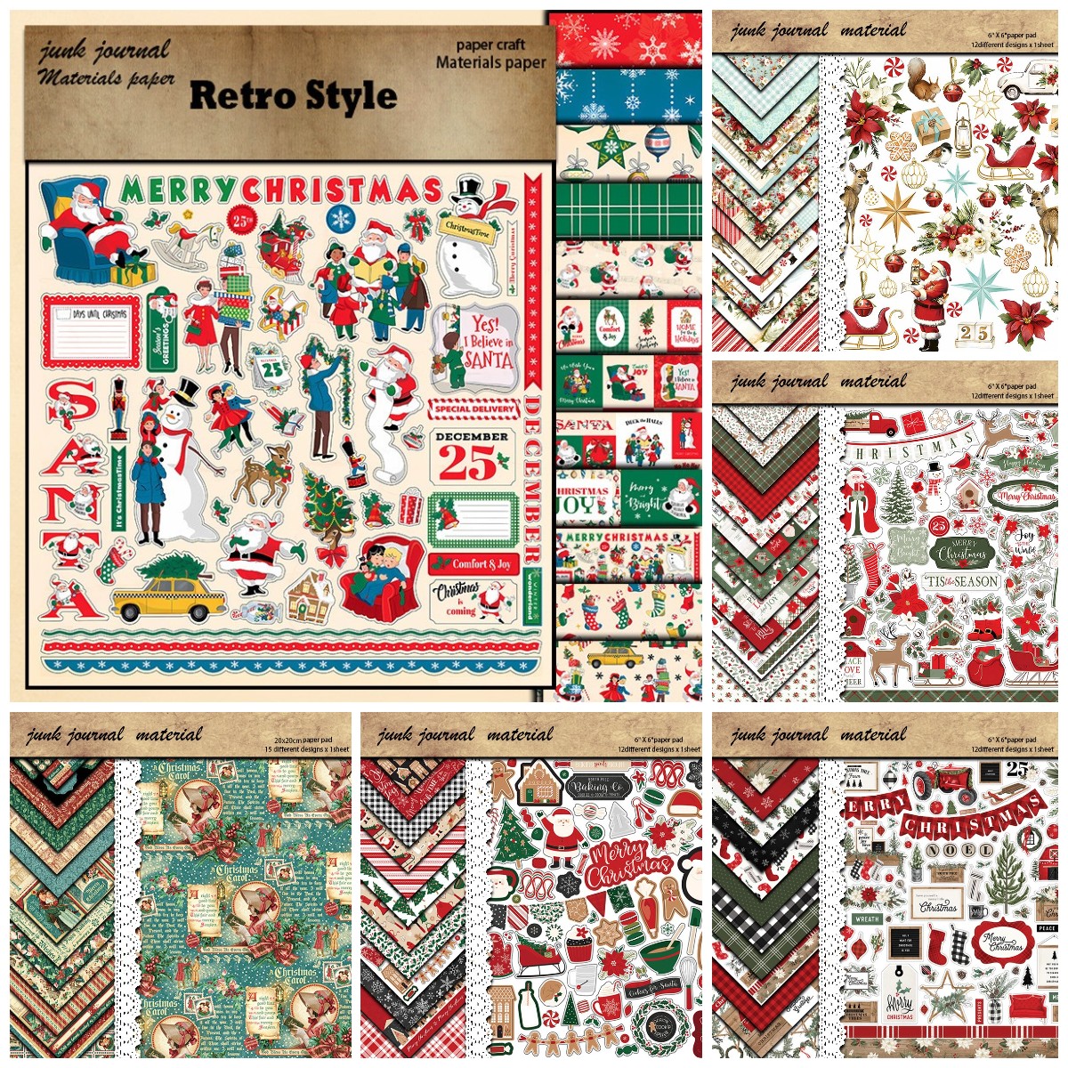 Christmas Series Santa Deer Cr - Vintage Collectible Santa 评论和价格