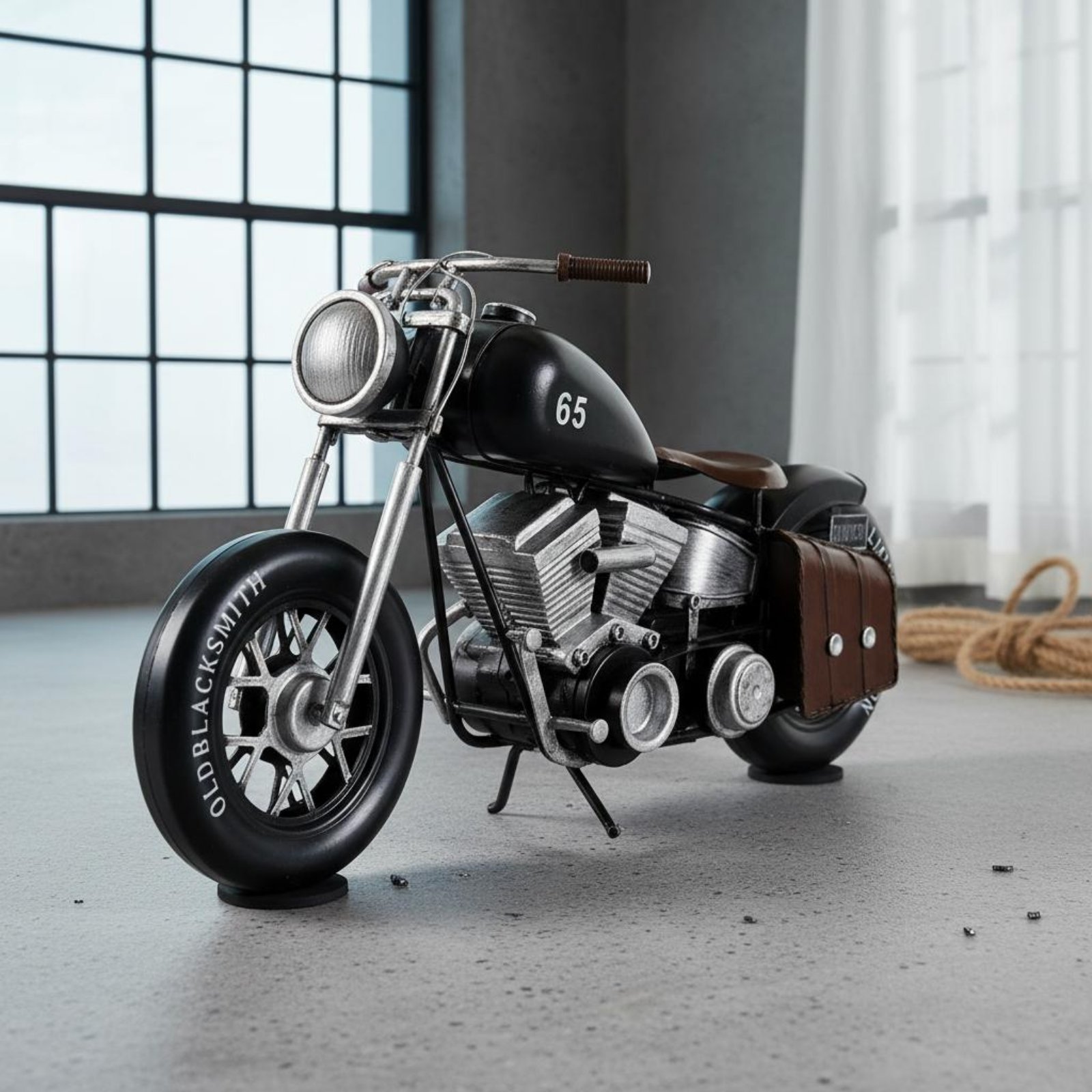 Metal Motorcycle Model Europea - Vintage Collectible Figurines 评论和价格