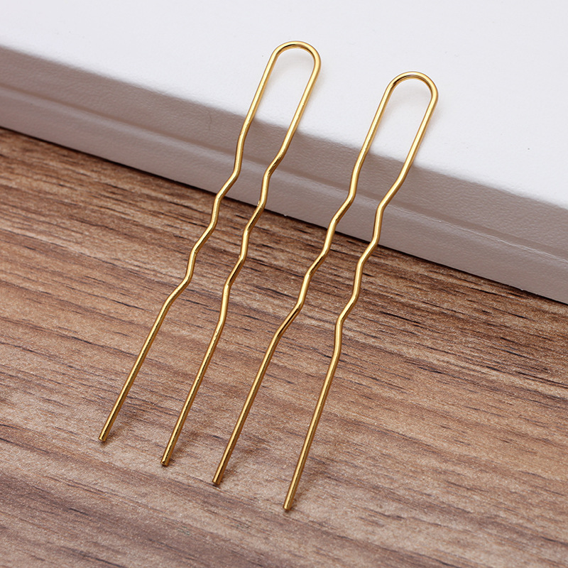 50Pcs Simple U Shape Metal Hai - Vintage Collectible Item 评论和价格