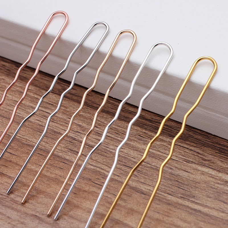 50Pcs Simple U Shape Metal Hai - Vintage Collectible Item 评论和价格
