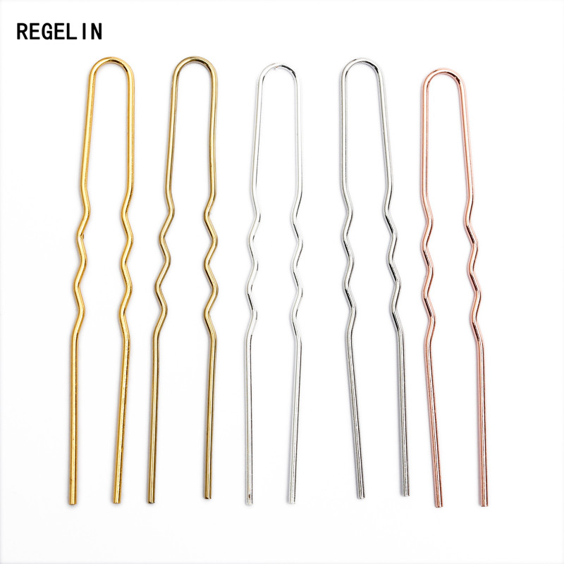 50Pcs Simple U Shape Metal Hai - Vintage Collectible Item 评论和价格
