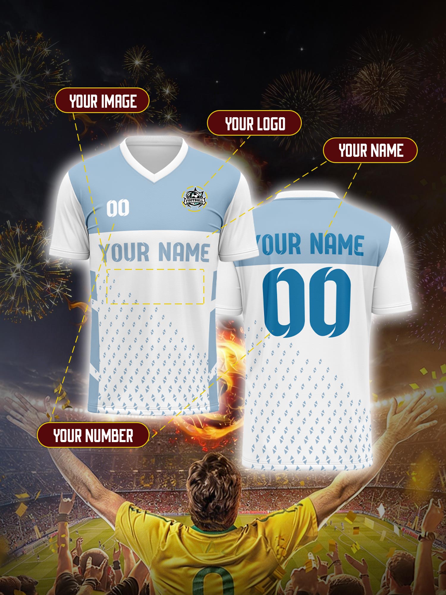 Custom Soccer Jersey With Cust - Vintage Collector 评论和价格