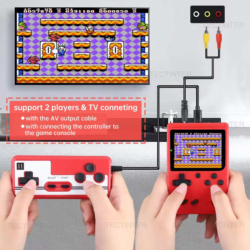 8 Bit Portable Retro Mini Hand - Vintage Game Collection 评论和价格
